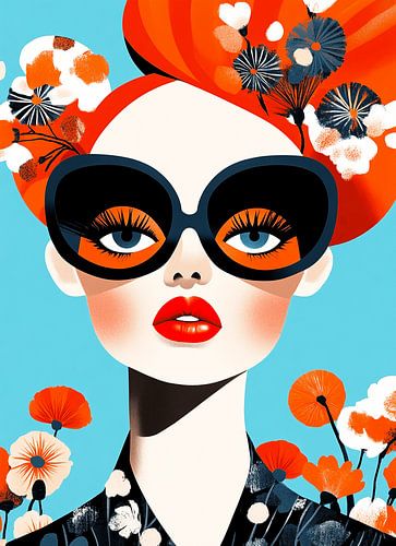 Blooming Colours | A Merry Symphony of Orange and Blue