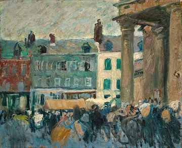 Raoul Dufy - Op straat (1901) van Peter Balan