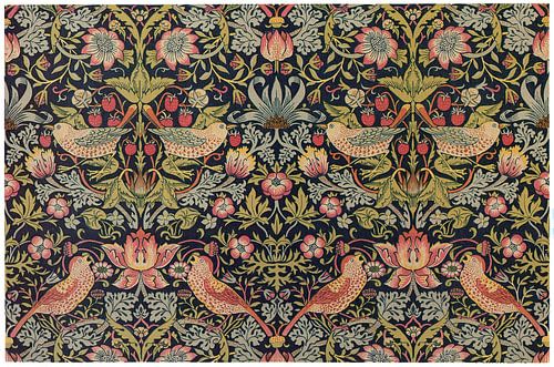 William Morris – Strawberry thief design (for chintz)