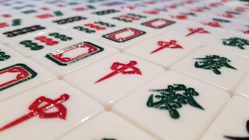 Mahjong Rode Draak von Wil Meijer-Kal