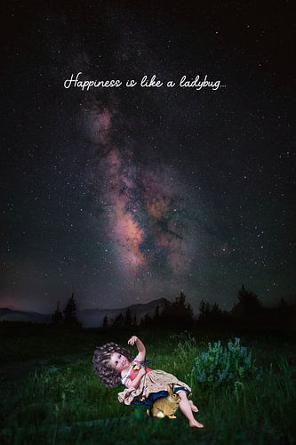 Happiness is like a ladybug... by Filipe Armond