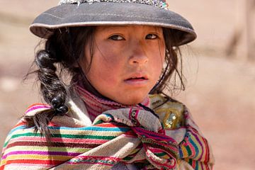 Peruanisches Mädchen von Amy Verhoeven