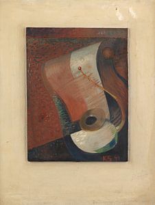 Kurt Schwitters - Still life with penny (1941)
