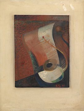 Kurt Schwitters - Still life with penny (1941) sur Peter Balan