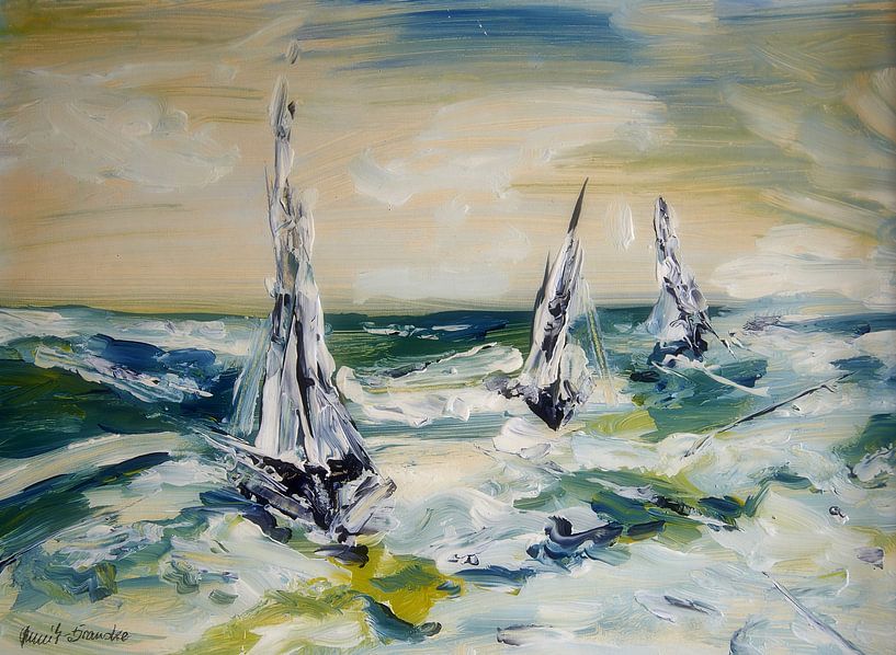 Regatta van Eberhard Schmidt-Dranske