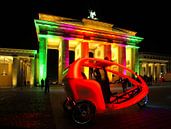 Brandenburger Tor mit Fahrradtaxi von Frank Herrmann Miniaturansicht