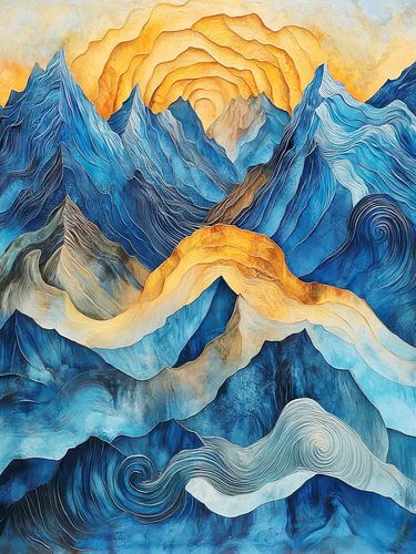 Sunrise Over The Mountains