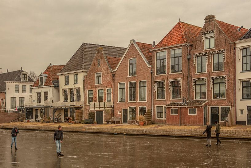 Schlittschuhlaufen in Dokkum von anne droogsma