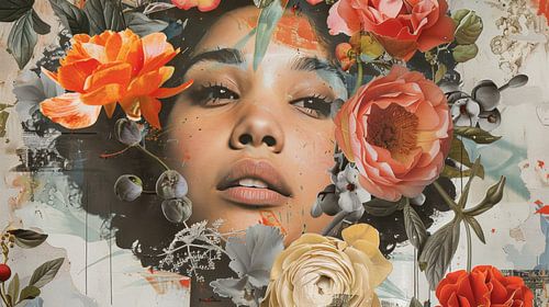 Weibliche Anmut in der Pracht der Natur.