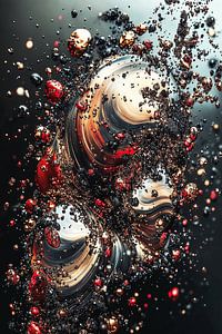 Abstracte alchemie - Metallic werveling II