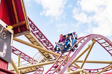 Roller coaster Gesengte Sau descent by Quintus Paul