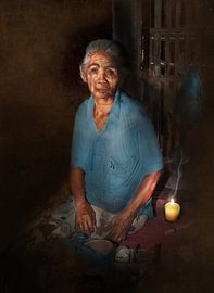 Balinese vrouw by Dray van Beeck