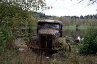 rottende vrachtwagen