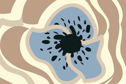 Moderne bloemen Landschap