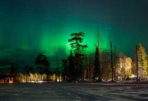 Les aurores boréales finlandaises sur Guido Akster