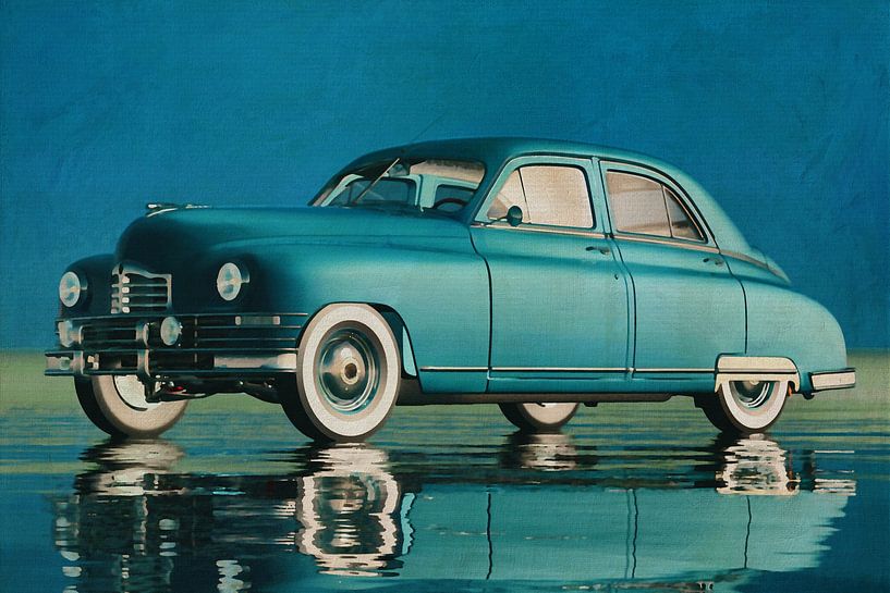 De Packard Eight Sedan van 1948 - Een Klassieke Auto van Jan Keteleer