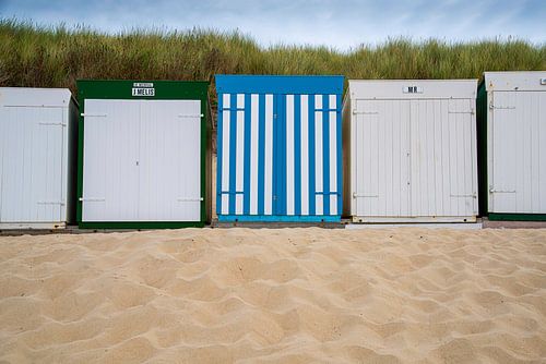 Strandhuisjes bij Zoutelande