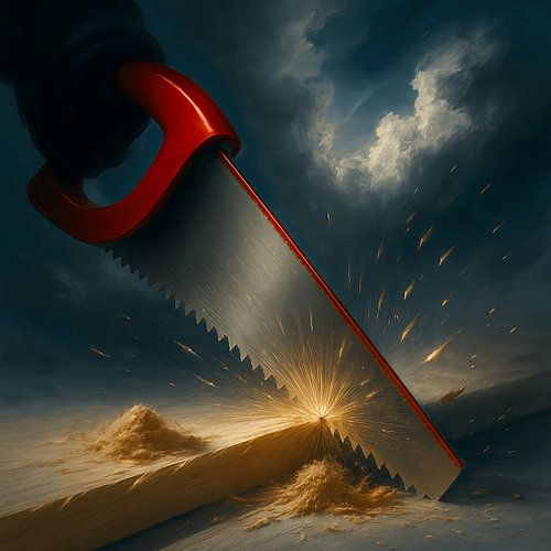 Handzaag in Actie - Vakmanschap en Gereedschap