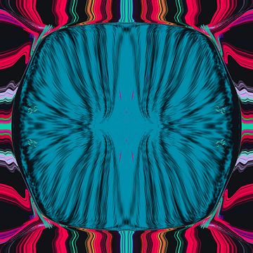 Abstract with a blue eye