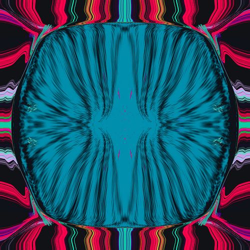 Abstrakte mit einen Blauen Auge