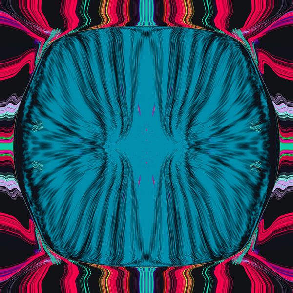 Abstract with a blue eye by Olafs Bildwelt