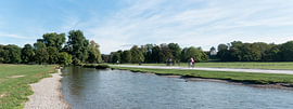 Englischer Garten panorama van Richard Wareham