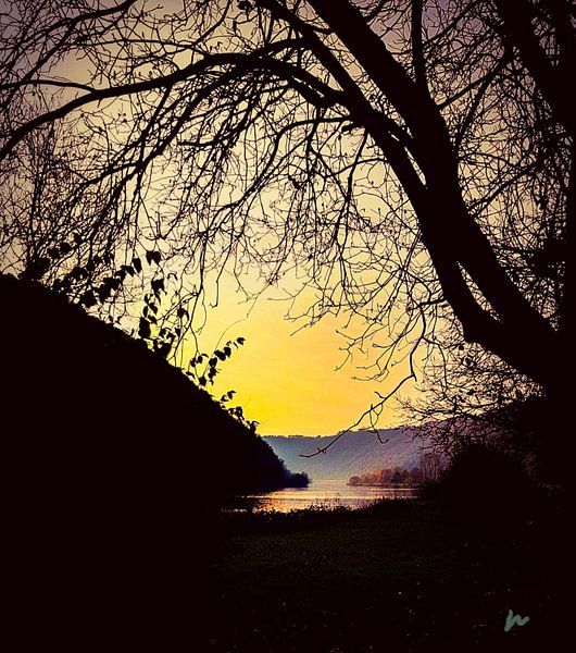 Abendstimmung an der Mosel von Kiki De Kock