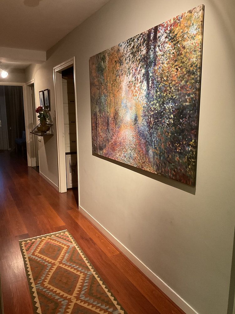 In the Woods, Pierre-Auguste Renoir - Wide version  by Masters Revisited 