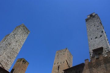 Torens van San Gimignano van Peter Maessen