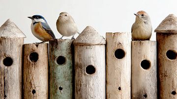 Les oiseaux et leurs maisons