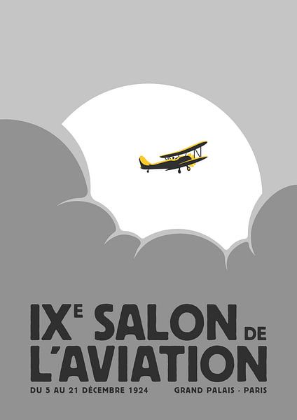 Salon de l'aviation (gris) par Rene Hamann