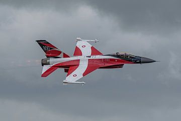 Danish F-16 Solo Display Team 2022 "Dannebrog". by Jaap van den Berg