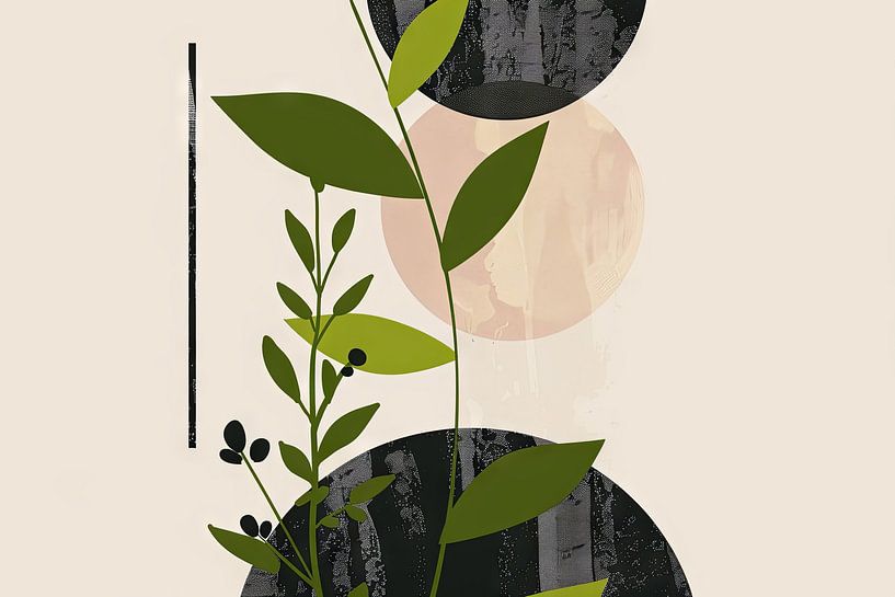 Botanical geometry by Poster Art Shop