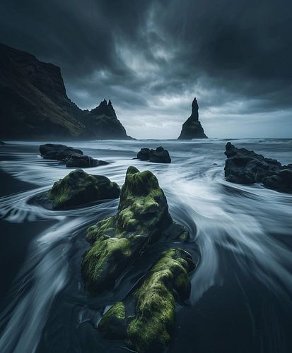 Light-flooded landscape