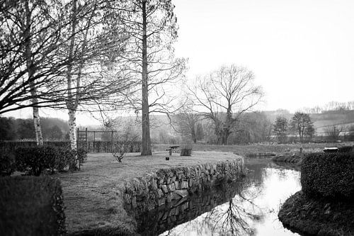 Rivier de Jeker in het Jekerdal in Maastricht