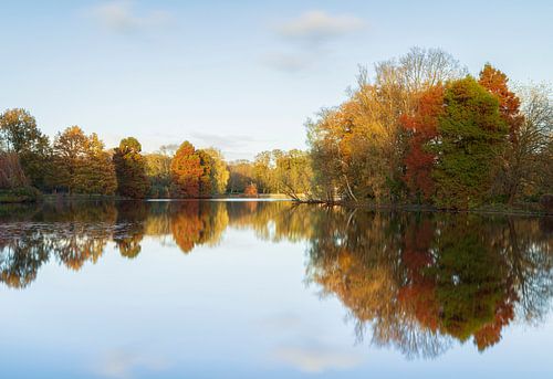 Autumn in the City Park of Groningen (The Netherlands)