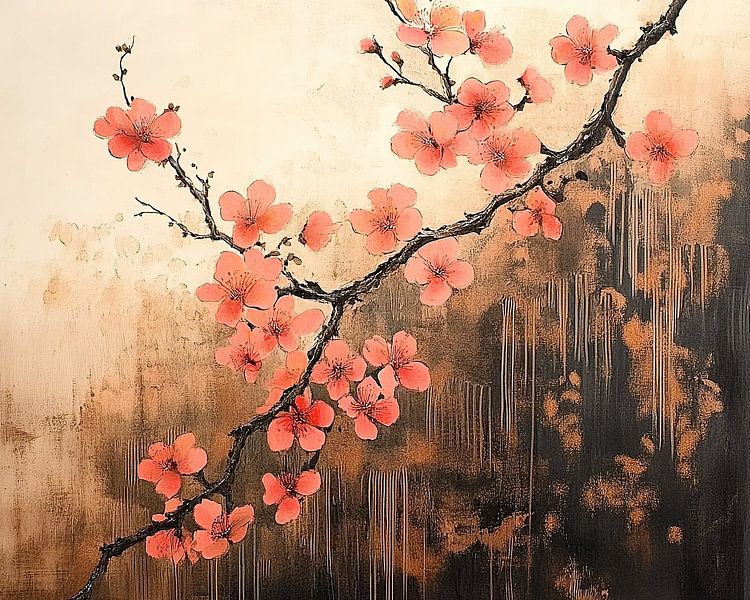 Blossom Gold | Blossom Veins by Wonderful Art