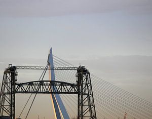 ROTTERDAM De Hef & Erasmusbrug 14 von Sybrand Treffers