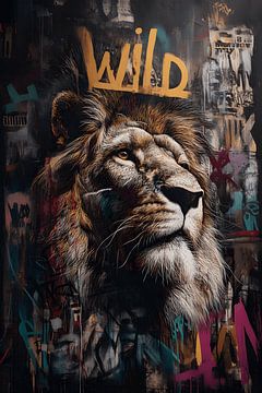 Lion with crown by MNS Designs