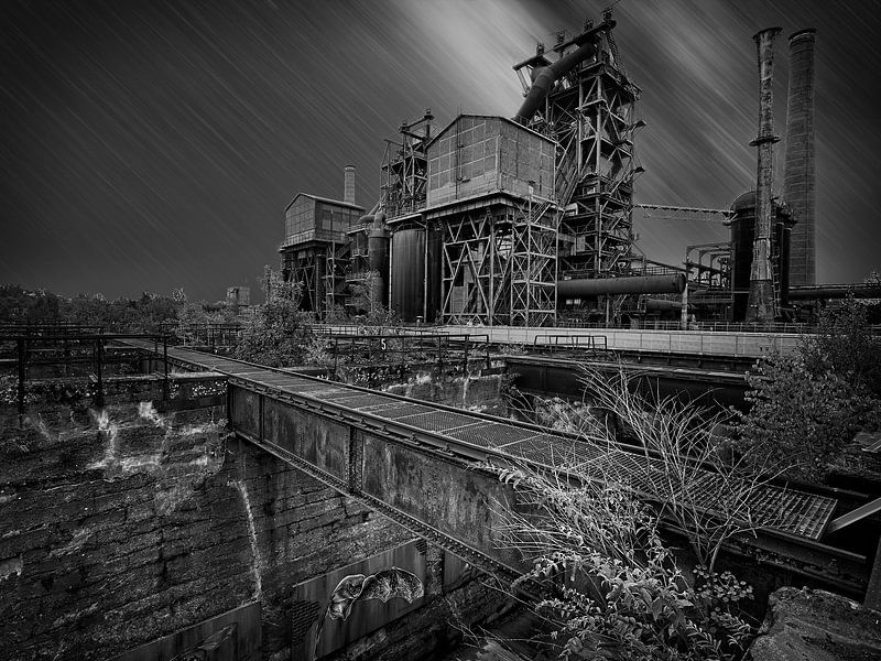 Hoogoven @ Landschaftspark Duisburg van Rob Boon