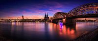 Panorama stardscape Cologne, Allemagne par Martijn van Steenbergen Aperçu