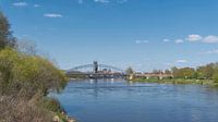 Silhouet van de stad Maagdenburg aan de Elbe van Heiko Kueverling thumbnail