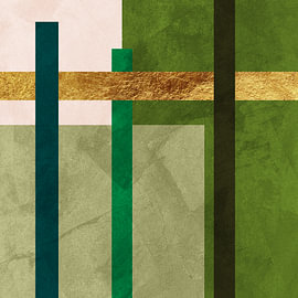 Minimalist Geometric Abstract Art by Ana Paula Da Silva Santos