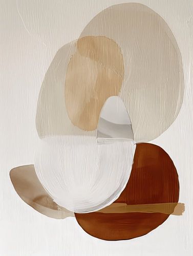 Bohemian stijl, moderne en abstracte vormen