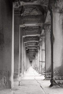 Angkor Wat Tempel in Cambodja van Elyse Madlener