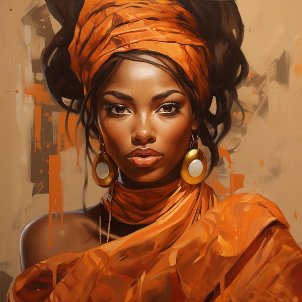 African woman by Black Coffee