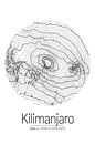 Kilimanjaro | Kaart Topografie (Minimaal) van ViaMapia thumbnail
