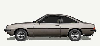 Opel Manta B in Original Silberfarbe