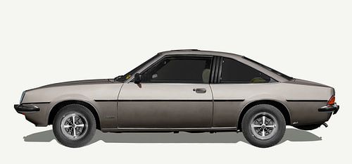Opel Manta B in original silver colour