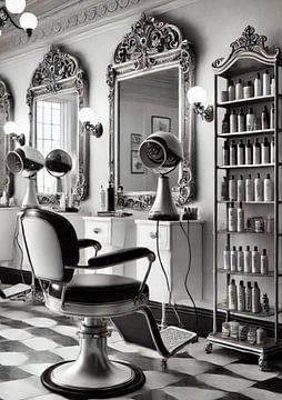 Dameskapsalon  60s van Jaap Ros